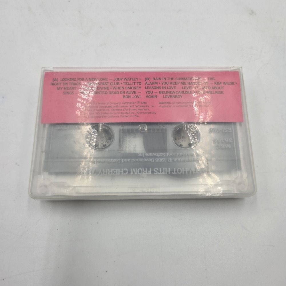 MTV Hot Hits from Cherry 7UP Cassette Tested 1988 Rare Jody Watley Taylor Dayne - Picture 2 of 4